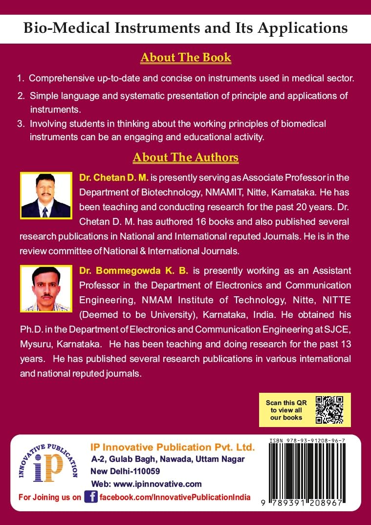 Bio-Medical Instruments and Its Applications