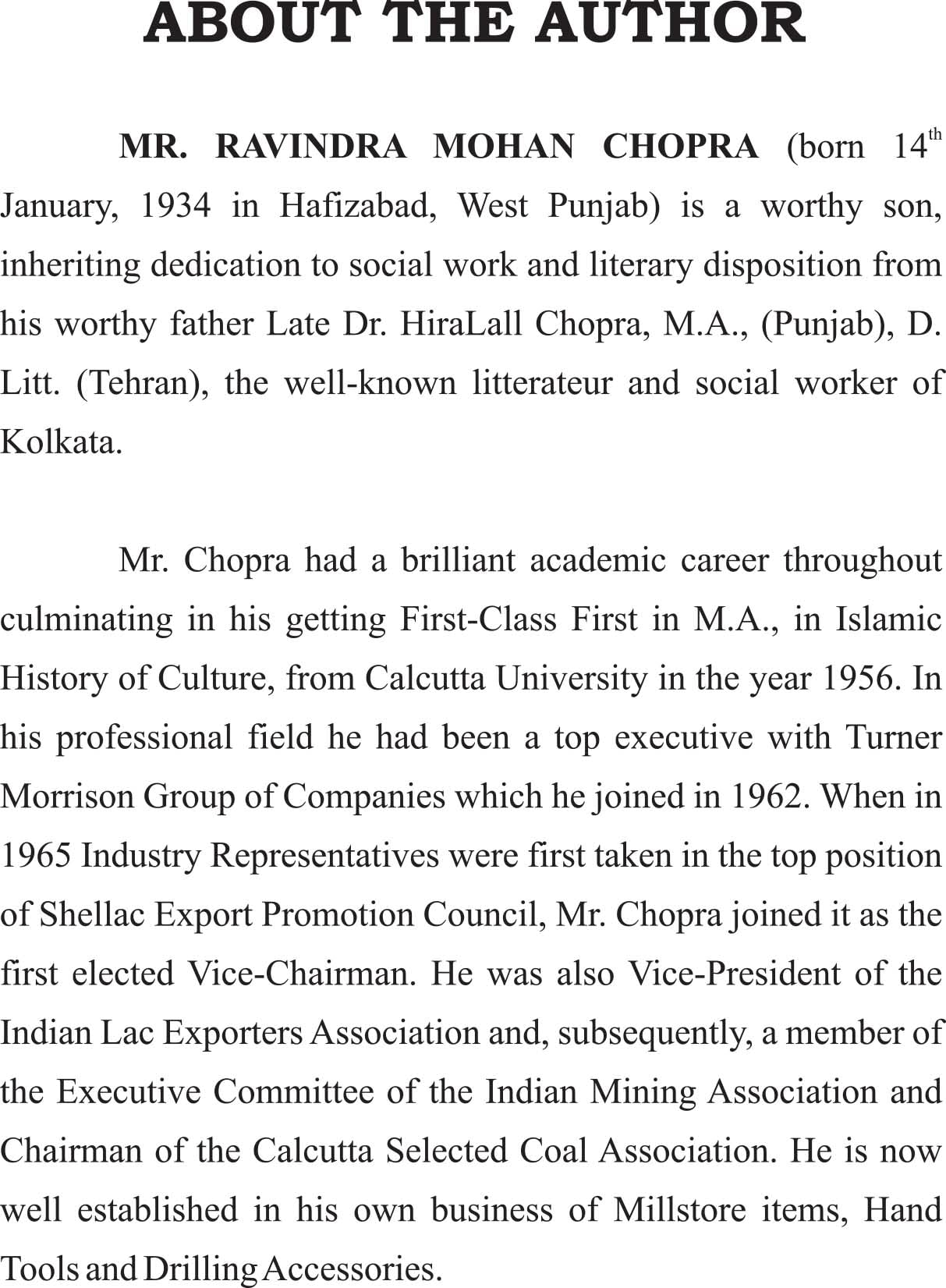 HAPPINESS UNRAVELLED [Paperback] Mr R M CHOPRA