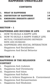 HAPPINESS UNRAVELLED [Paperback] Mr R M CHOPRA