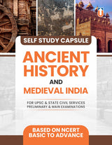 Ancient History and Medieval India Self Study Guide, UPSC & State Civil Services Exam Preparation, NCERT-Based Study Material