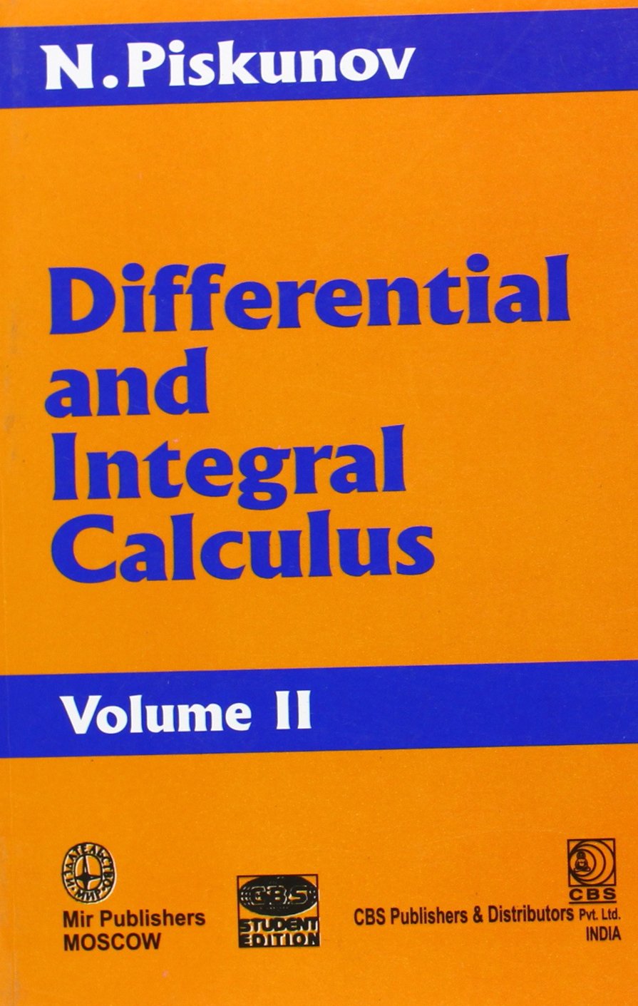 Differential And Integral Calculus Vol 2 (Pb 1996) - Retail Maharaj