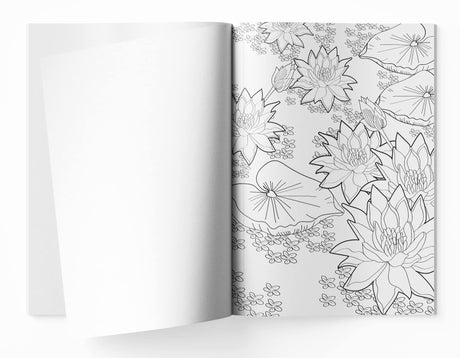 Flowers Coloring Book for adults - Retail Maharaj