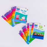 Learn with Peppa: Peppa Pig Phonics Tuckbox (20 Books Boxset Level 1 and Level 2)| Ideal for Preschool and Kindergarten Learning