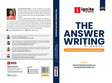 The Answer Writing Manual | By IAS, Srushti Deshmukh Gowda & IAS, Dr. Nagarjun B Gowda | for UPSC Civil Services & State PSC Examinations - Retail Maharaj