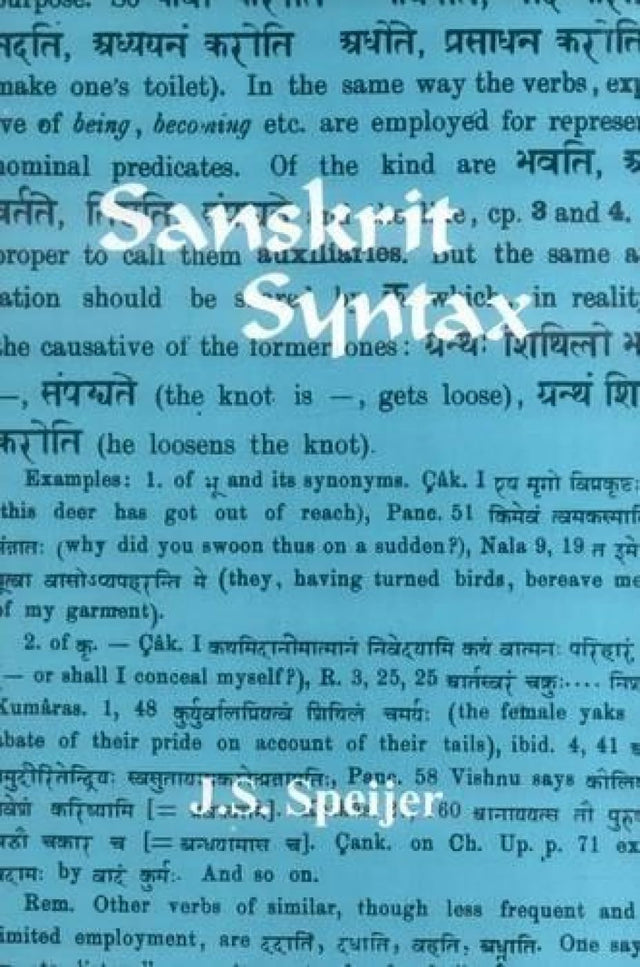 Sanskrit Syntax - Retail Maharaj