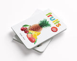 Fruits – Early Learning Board Book with Large Font: Brightly Illustrated Fruit Recognition Book for Kids | Big Board Books Series for Babies, Toddlers & Preschoolers | Learn About Apples, Bananas, Mangoes & More with Bold Text & Clear Pictures | Ages 0–5 - Retail Maharaj