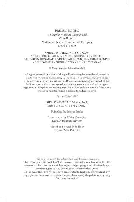 Primus Books- The Hidden String: Agrarian Economy of Colonial Bengal and Its Institutional Framework - Retail Maharaj