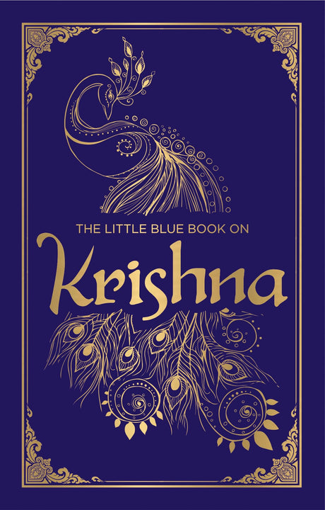 The Little Blue Book on Krishna (Deluxe Silk Hardbound) - Retail Maharaj