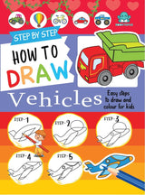 Step by Step Learn to Draw Vehicles - Retail Maharaj