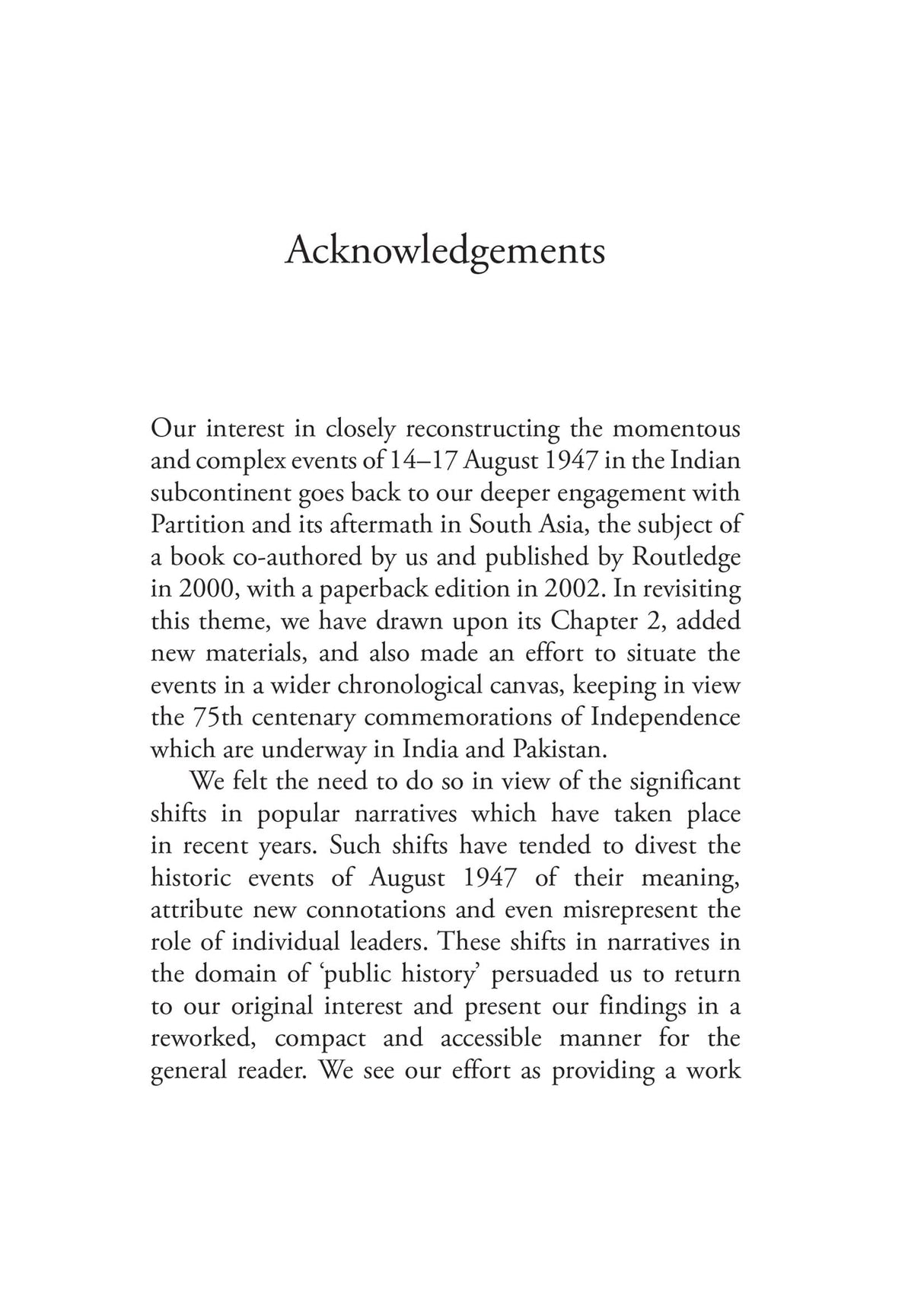 Primus Books - Freedom and Partition: Momentous Events of 14-17 August 1947 in India and Pakistan - Retail Maharaj