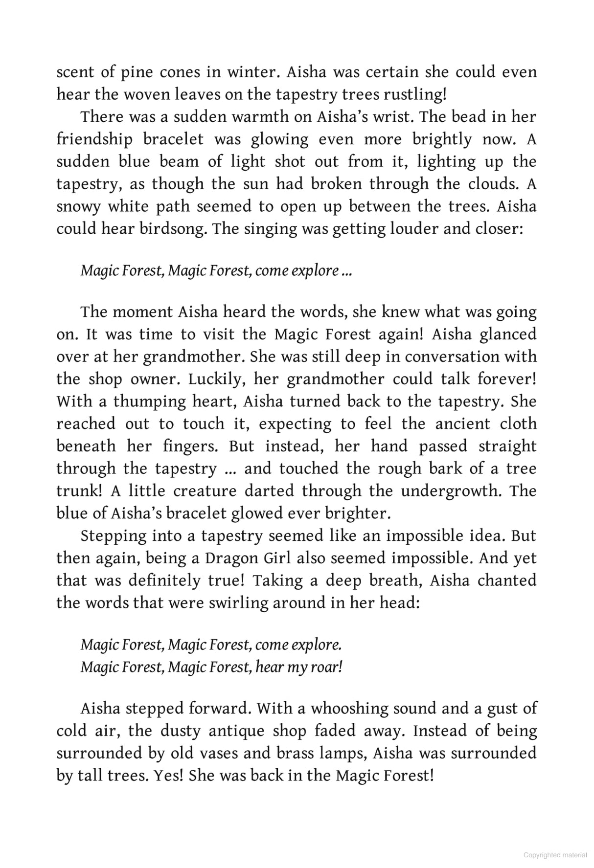 DRAGON GIRLS #5: AISHA THE SAPPHIRE TREASURE DRAGON