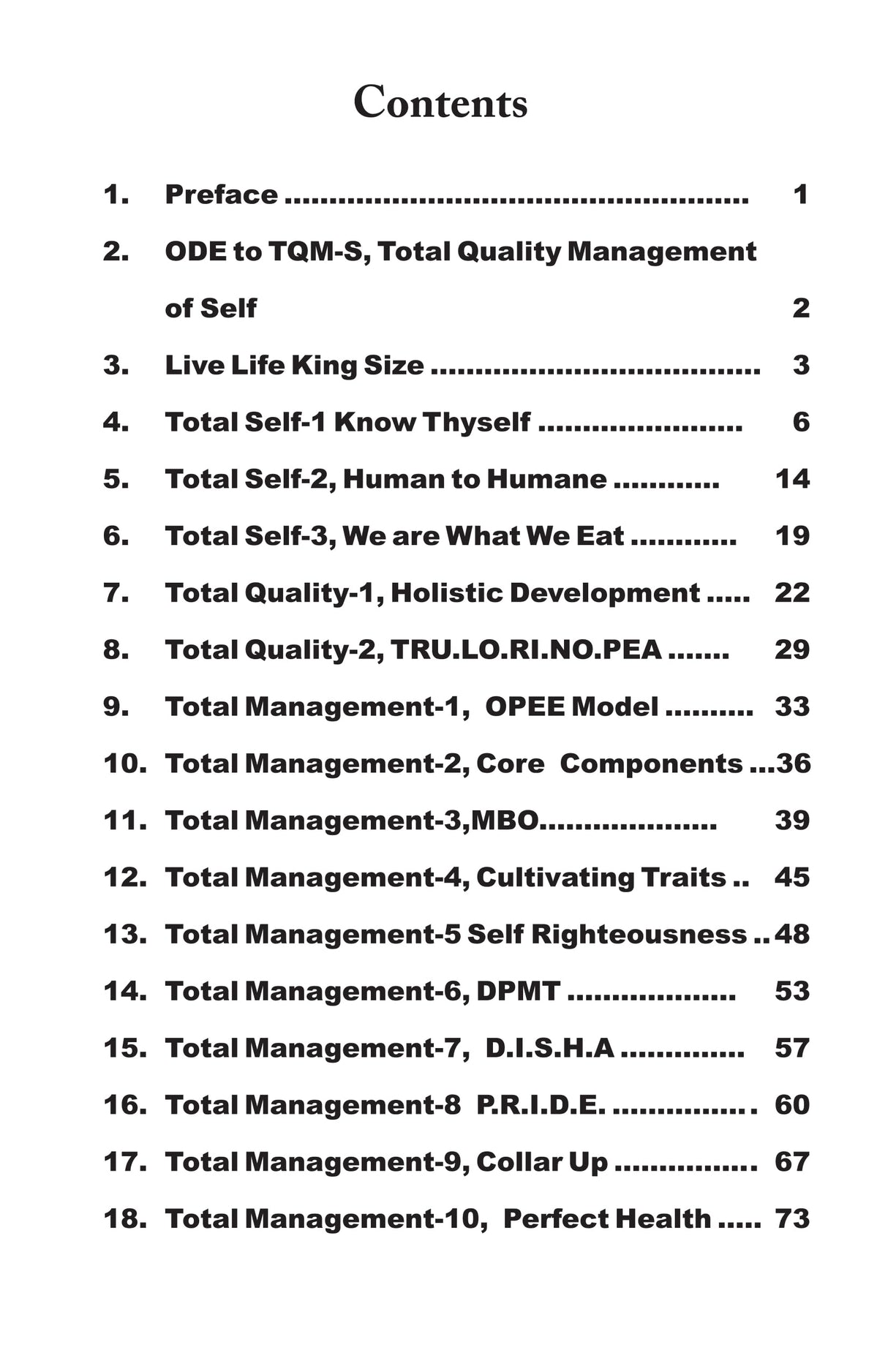 Bettering the BEST: TQM-S