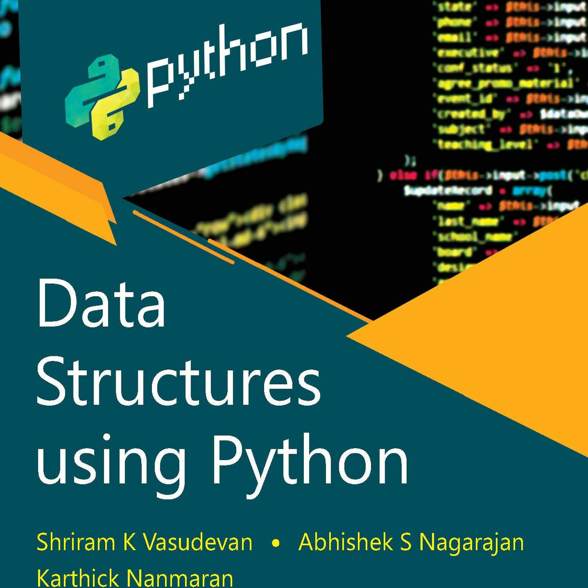 Data Structure Using Python Book Design Logo DATA STRUCTURES USING PYTHON