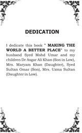 MAKING THE WORLD A BETTER PLACE