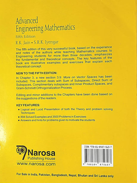 Advanced Engineering Mathematics 5/Ed - Retail Maharaj