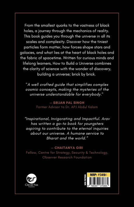 How to Build a Universe: Blueprints for the Cosmos - Retail Maharaj