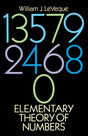 Elementary Theory of Numbers (Dover Books on Mathematics) - Retail Maharaj