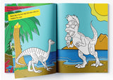 Dino Super Dude Sticker Coloring Book For Kids - Retail Maharaj