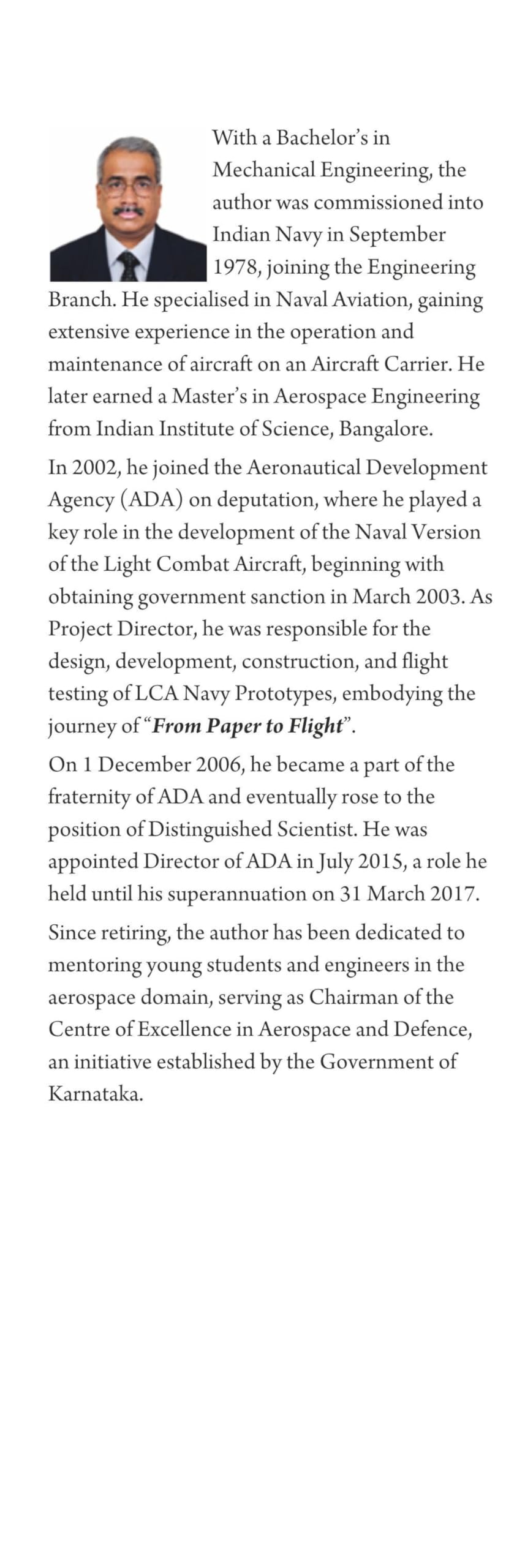 Paper to Flight: The Design Story of India`s Carrier Borne Fighter - Retail Maharaj