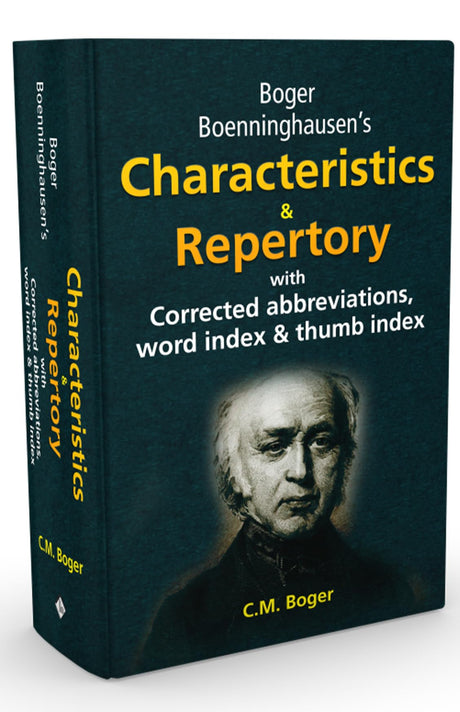 Boger Boenninghausen's Characteristics & Repertory with Corrected Abbreviations, word index & thumb index - Retail Maharaj