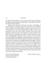 Waiting Town: Life in Transit and Mumbai's Other World-Class Histories