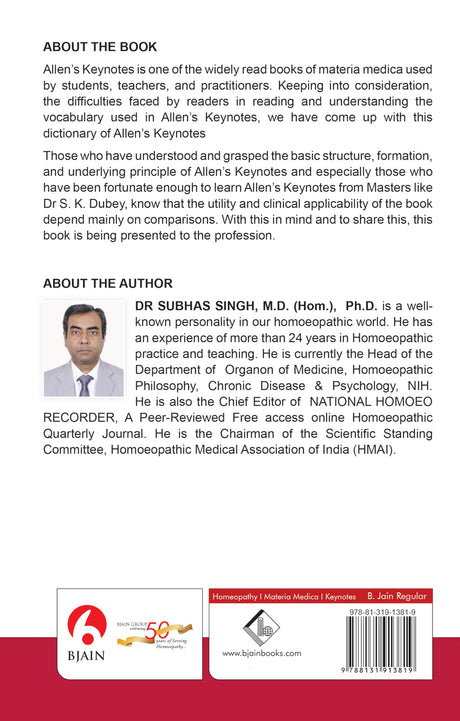 Dictionary and Help for Further Study of Allen's Keynotes - Retail Maharaj