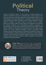 Political Theory Self-Instruction Manual for UPSC-CSE Main, Volume IV by Pavneet Singh