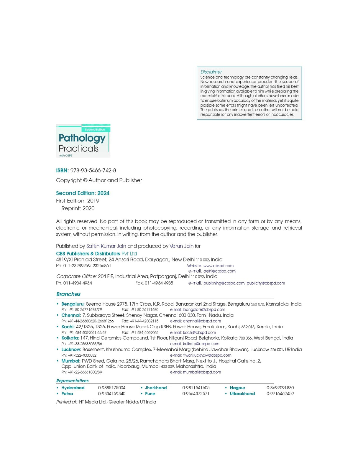 Pathology Practicals With Ospe 2Ed (Pb 2024)