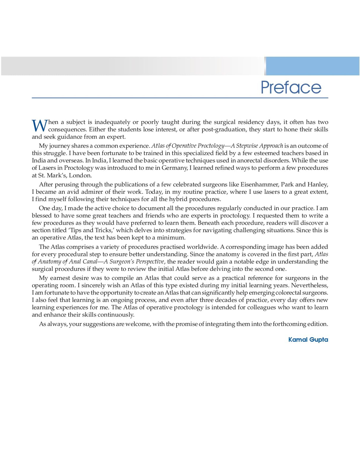 Atlas Of Operative Proctology A Stepwise Approach (Hb 2024)