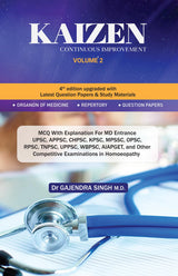 Kaizen Volume 2 - Continuous Improvement for competitive Examinations in Homeopathy - Retail Maharaj