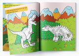 Dino Super Dude Sticker Coloring Book For Kids - Retail Maharaj