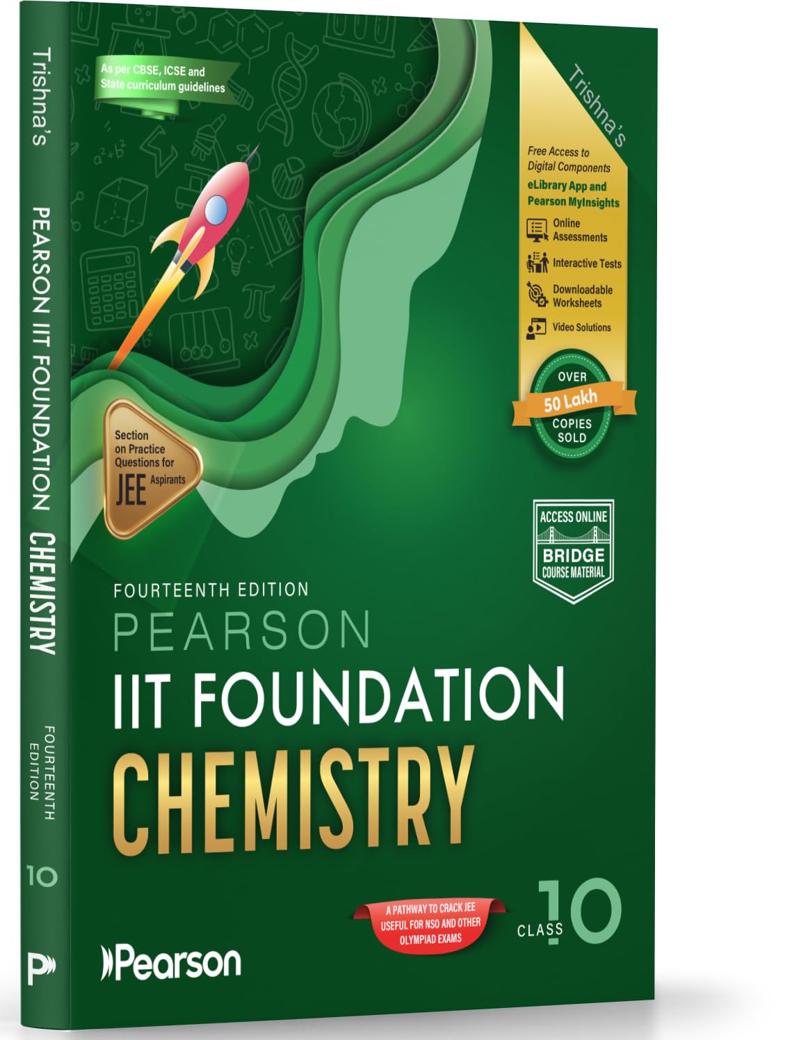Pearson'26 IIT Foundation Chemistry Class 10 | For JEE, NTSE & Olympiad Exams | 9789371366373