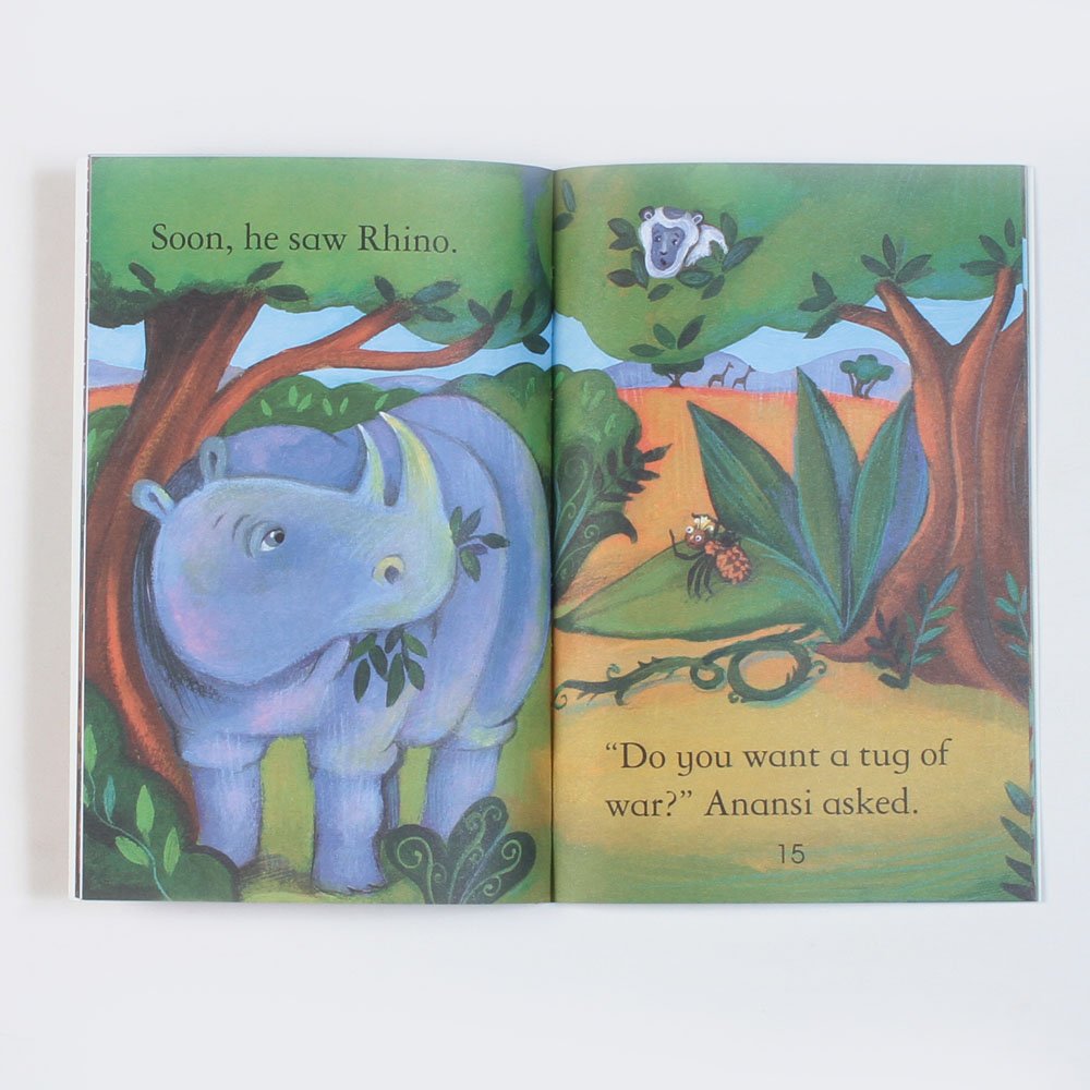 Anansi and the Tug of War - Level 1 (Usborne First Reading) [Paperback] Lesley Sims - Retail Maharaj