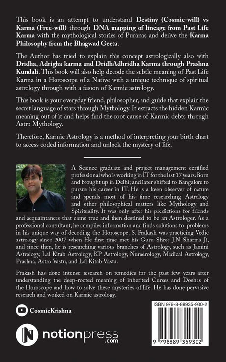 Destiny vs Karma (Free Will) Through DNA Astrology from Past Life Karma [English] - Retail Maharaj