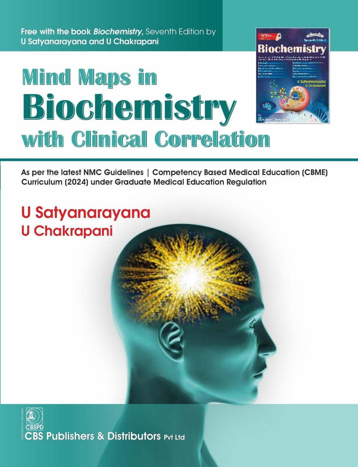 Biochemistry, 7th Silver Jubilee Edition | As per the latest NMC Guidelines | Packed Inside Free Mind Maps in Biochemistry with Clinical Correlation