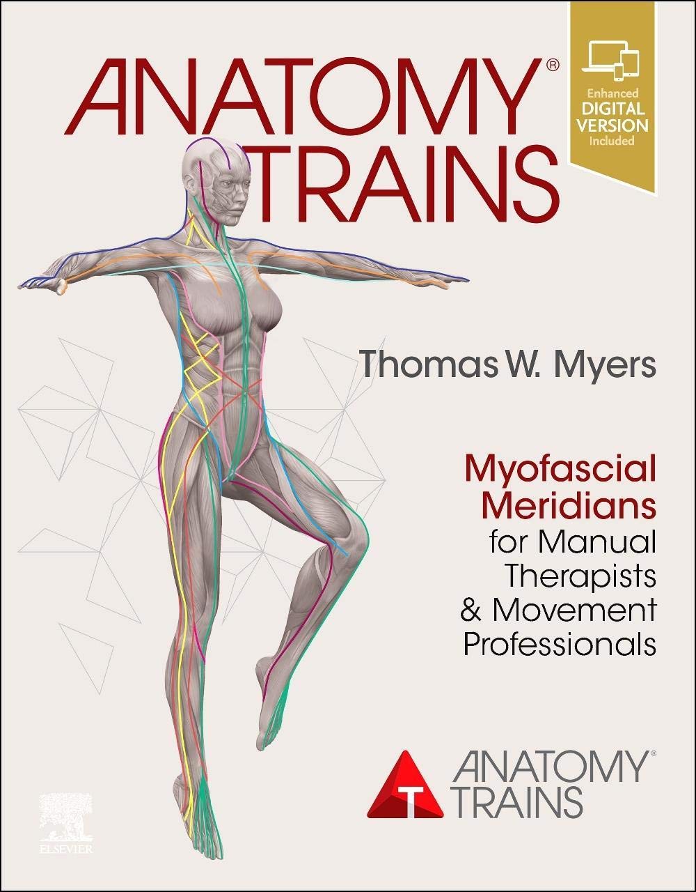ANATOMY TRAINS MYOFASCIAL MERIDIANS FOR MANUAL AND MOVEMENT THERAPISTS 4ED (PB 2021)