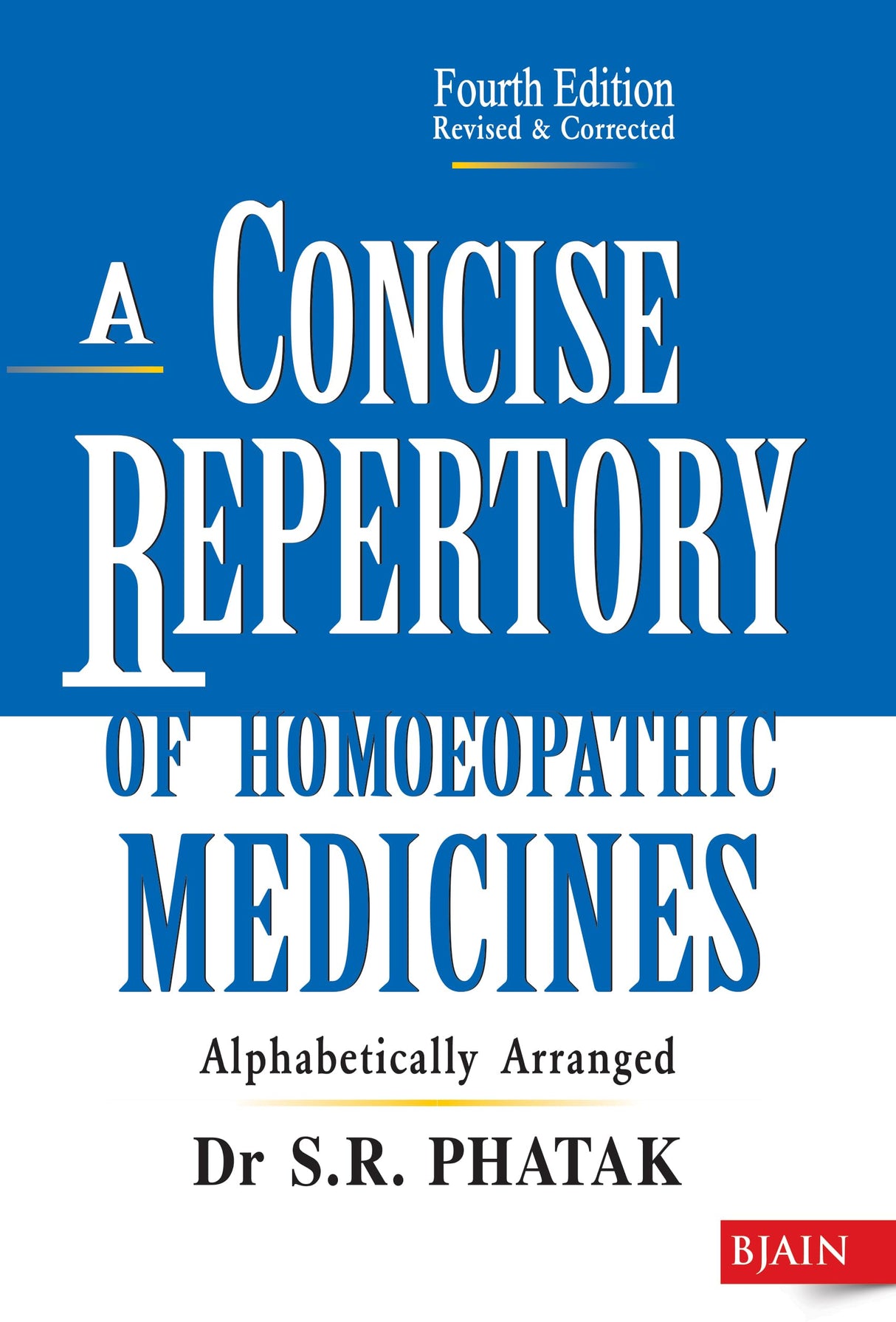 A Concise Repertory of Homoeopathic Medicines - Retail Maharaj