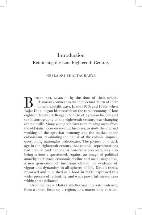 Economic Transition in Early Modern India: Production, Subsistence and the Market in Eighteenth-Century Bengal - Retail Maharaj
