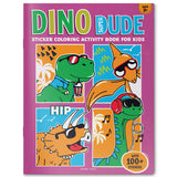 Dino Super Dude Sticker Coloring Book For Kids - Retail Maharaj