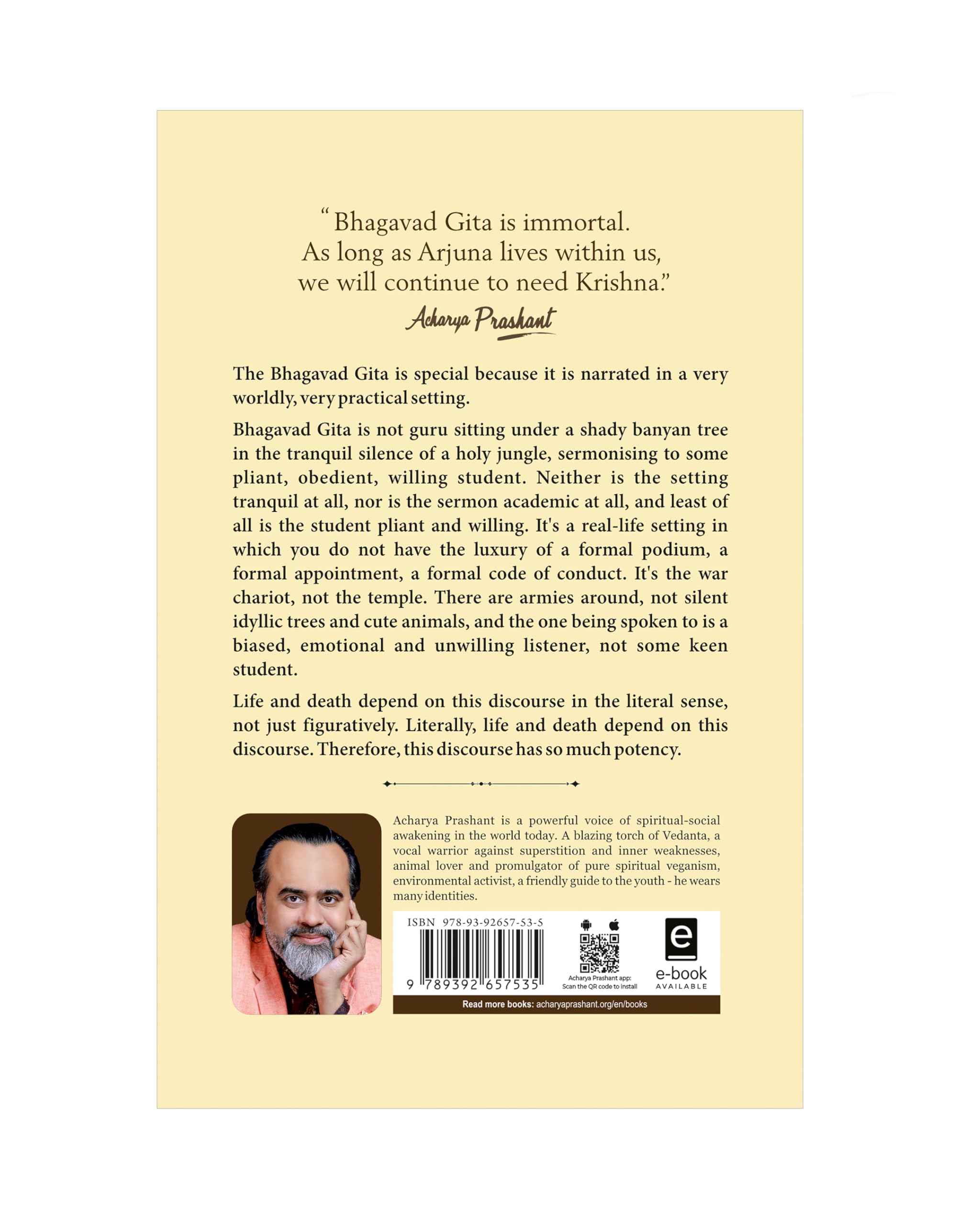 Bhagavad Gita - Volume 1 By Acharya Prashant