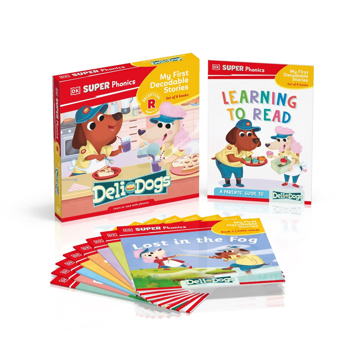DK Super Phonics My First Decodable Stories Deli Dogs - Retail Maharaj