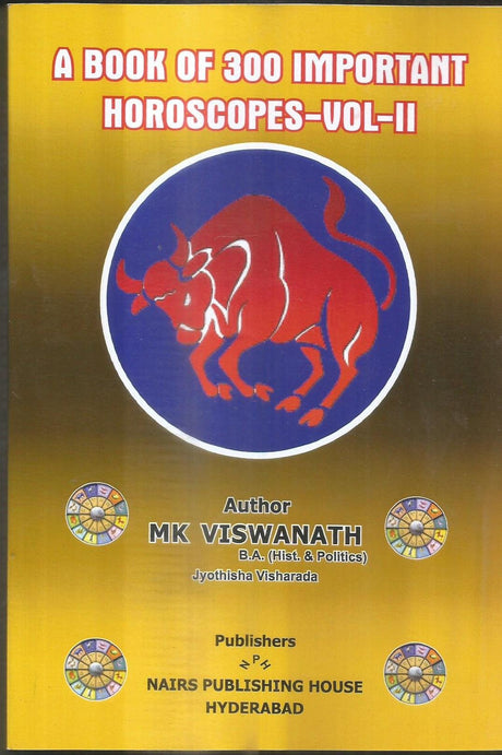 A Book of 300 Important Horoscopes (Volume 2) [English] By MK Viswanath - Retail Maharaj