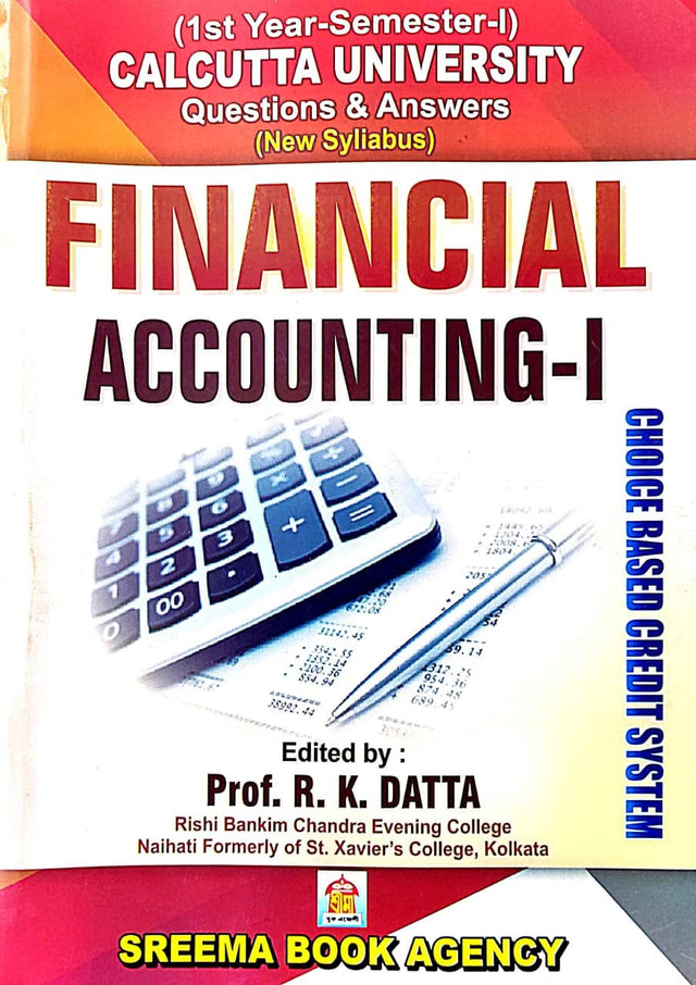 Financial Accounting - 1 (First Year, Semester - 1) Calcutta University (Questions & Answers) - English Version - Retail Maharaj