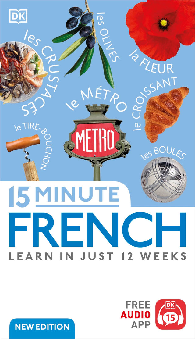 15 Minute French: Learn in Just 12 Weeks - Retail Maharaj