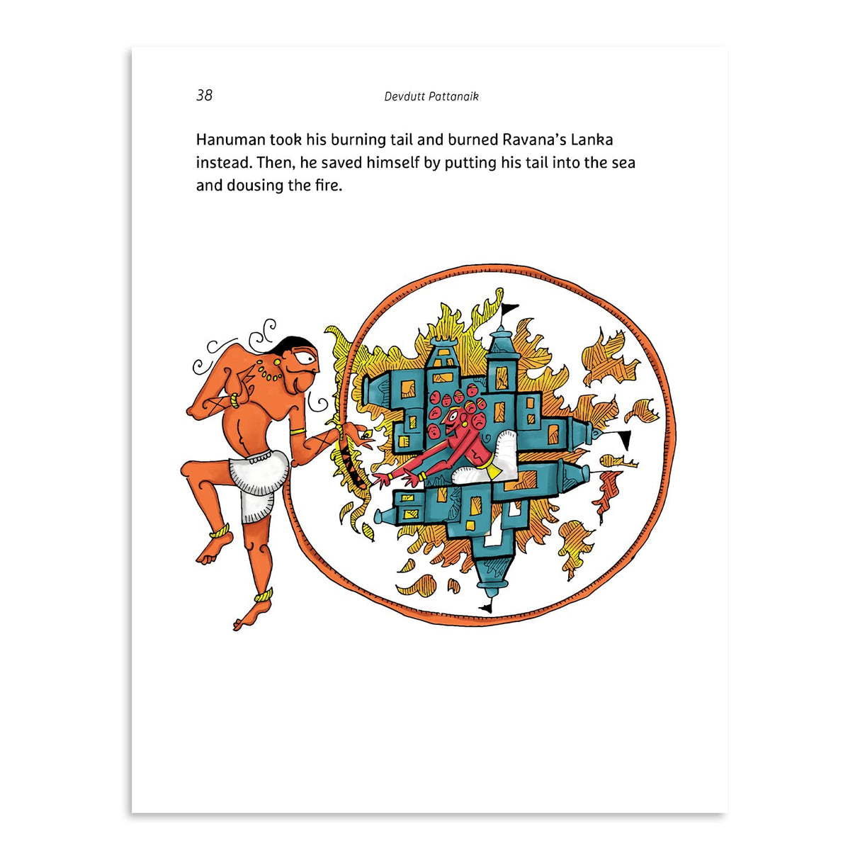 Hanuman: Anjani's Mighty Son (Read and Colour): Read and Colour, all-in-one storybook, picture book, and colouring book for children by Devdutt Pattanaik, India's most-loved mythologist | Puffin Books - Retail Maharaj