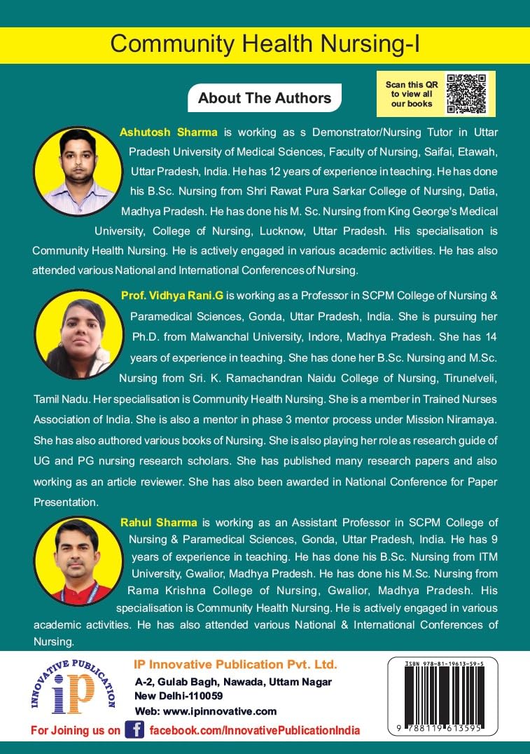 Community Health Nursing-I (As Per INC) for the GNM Students