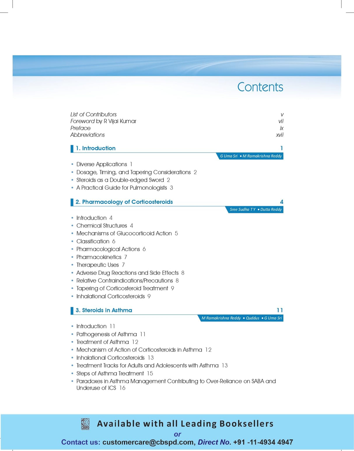 Steroids in lung diseases