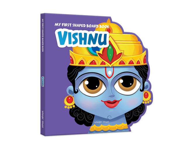 My First Shaped Board Book: Illustrated Vishnu Hindu Mythology Picture Book for Kids Age 2+ (Indian Gods and Goddesses) - Retail Maharaj