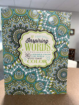 Inspiring Words Coloring Book: 30 Verses from the Bible You Can Color