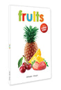 Fruits – Early Learning Board Book with Large Font: Brightly Illustrated Fruit Recognition Book for Kids | Big Board Books Series for Babies, Toddlers & Preschoolers | Learn About Apples, Bananas, Mangoes & More with Bold Text & Clear Pictures | Ages 0–5 - Retail Maharaj